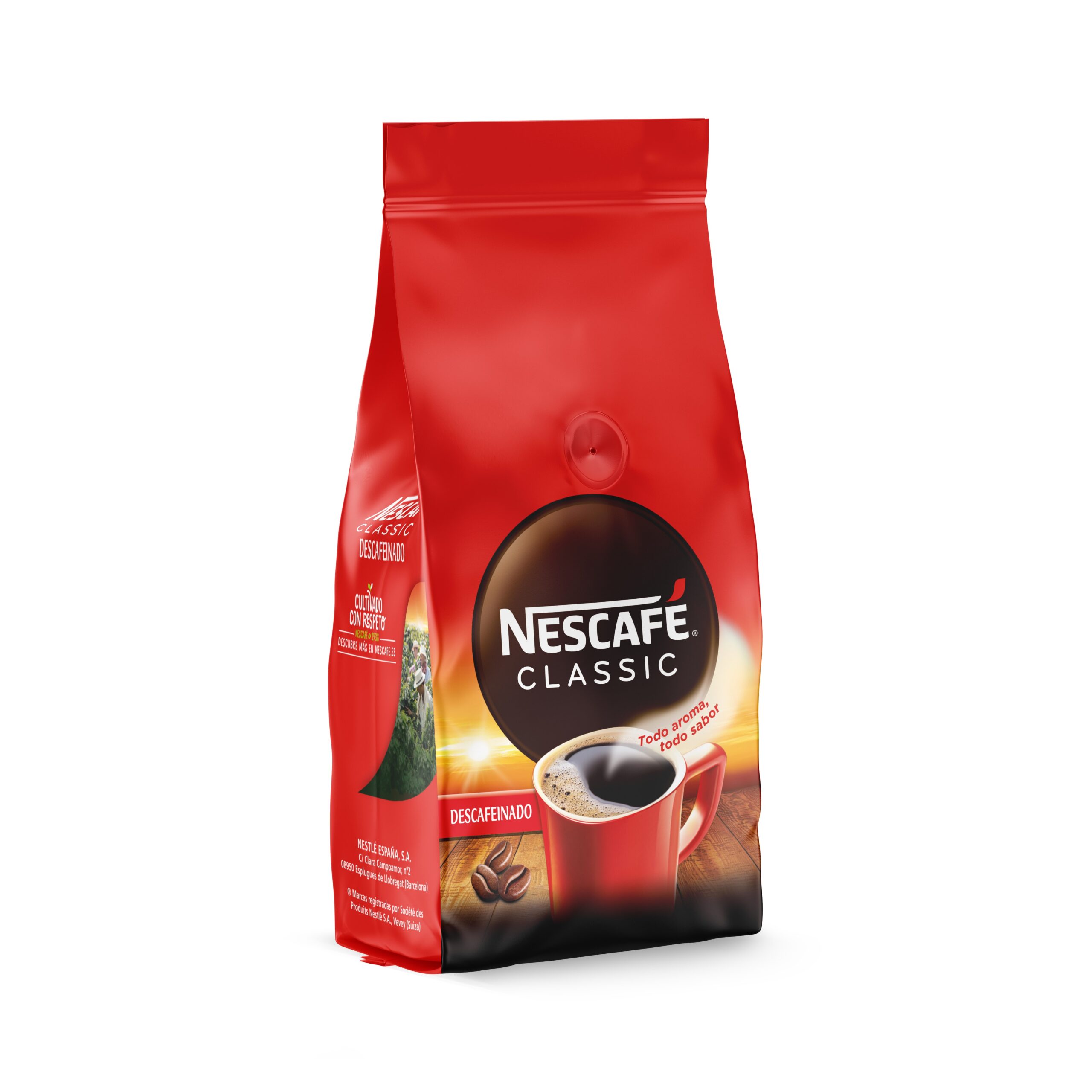 NESCAFÉ CLASSIC descafeinado bolsa 250 grs - Pymes Vending - Tienda Online